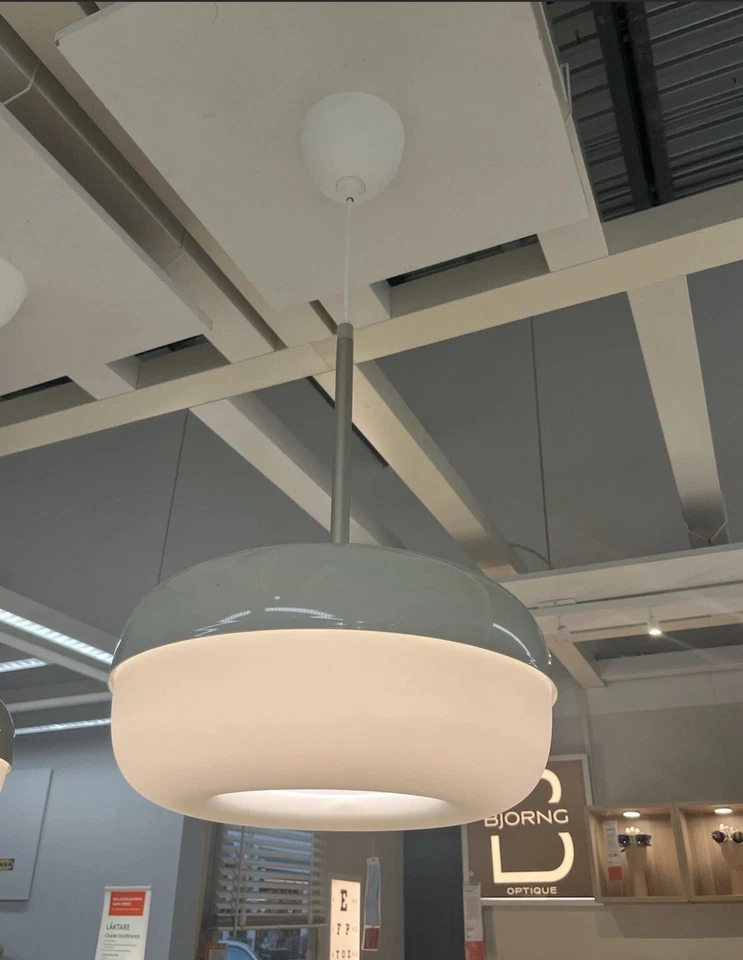 Lámpara Colgante IKEA BLÅSVERK BLASVERK, Beige (305.209.09) NUEVA Foto 4 de 4