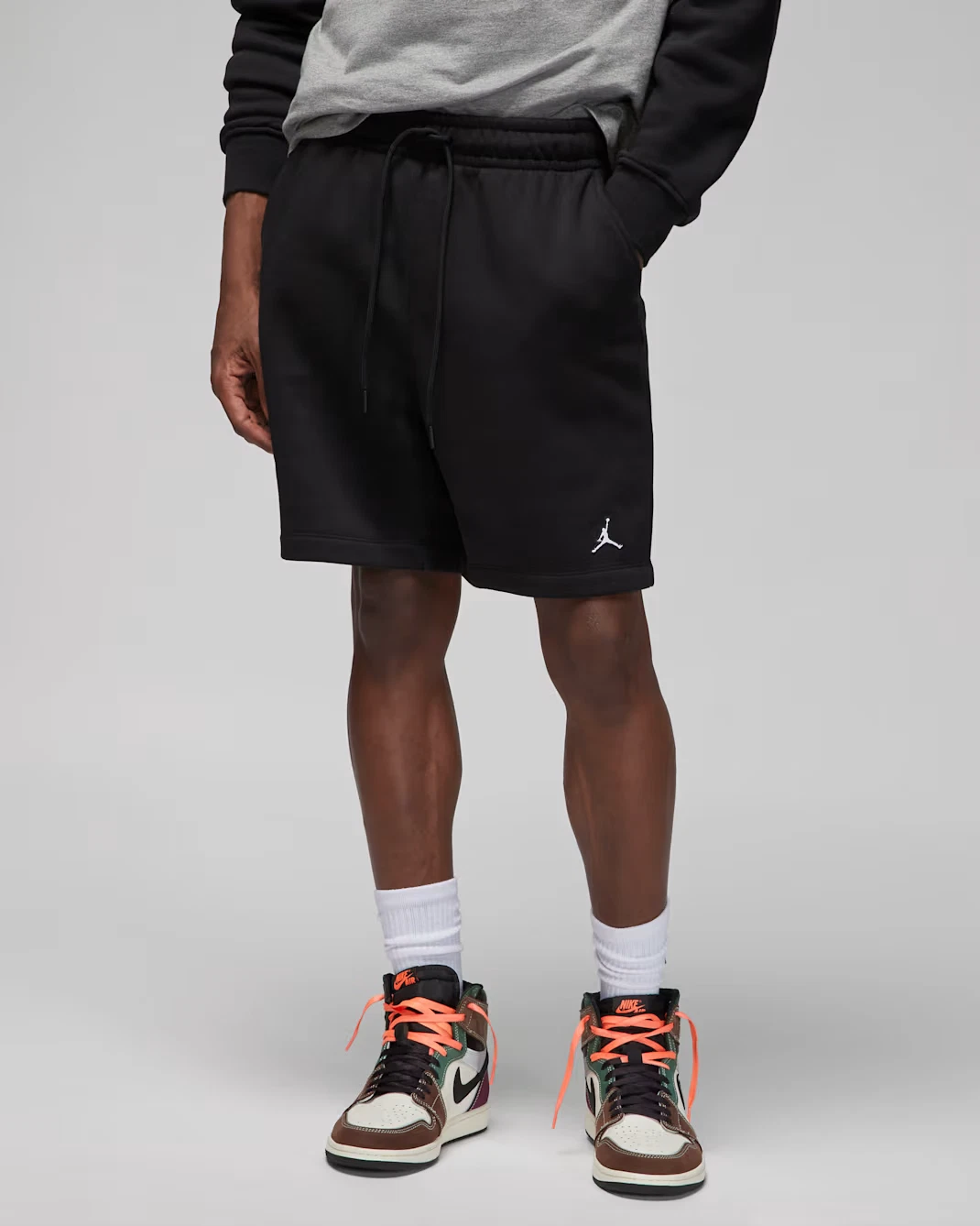 $50 NEW Nike Jordan Essentials Brooklyn Fleece Men's Shorts DQ7470-010 XL