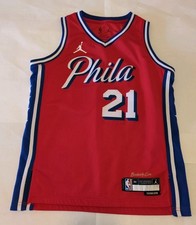 NBA Swingman Joel Embiid 21 Philadelphia 76ers Youth Medium