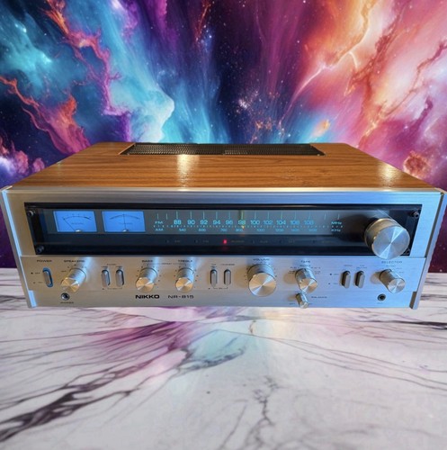Nikko NR-815 Am/Fm Stereo Receiver Amplifier FULL FRESH SERVICE Near Mint Rare💎