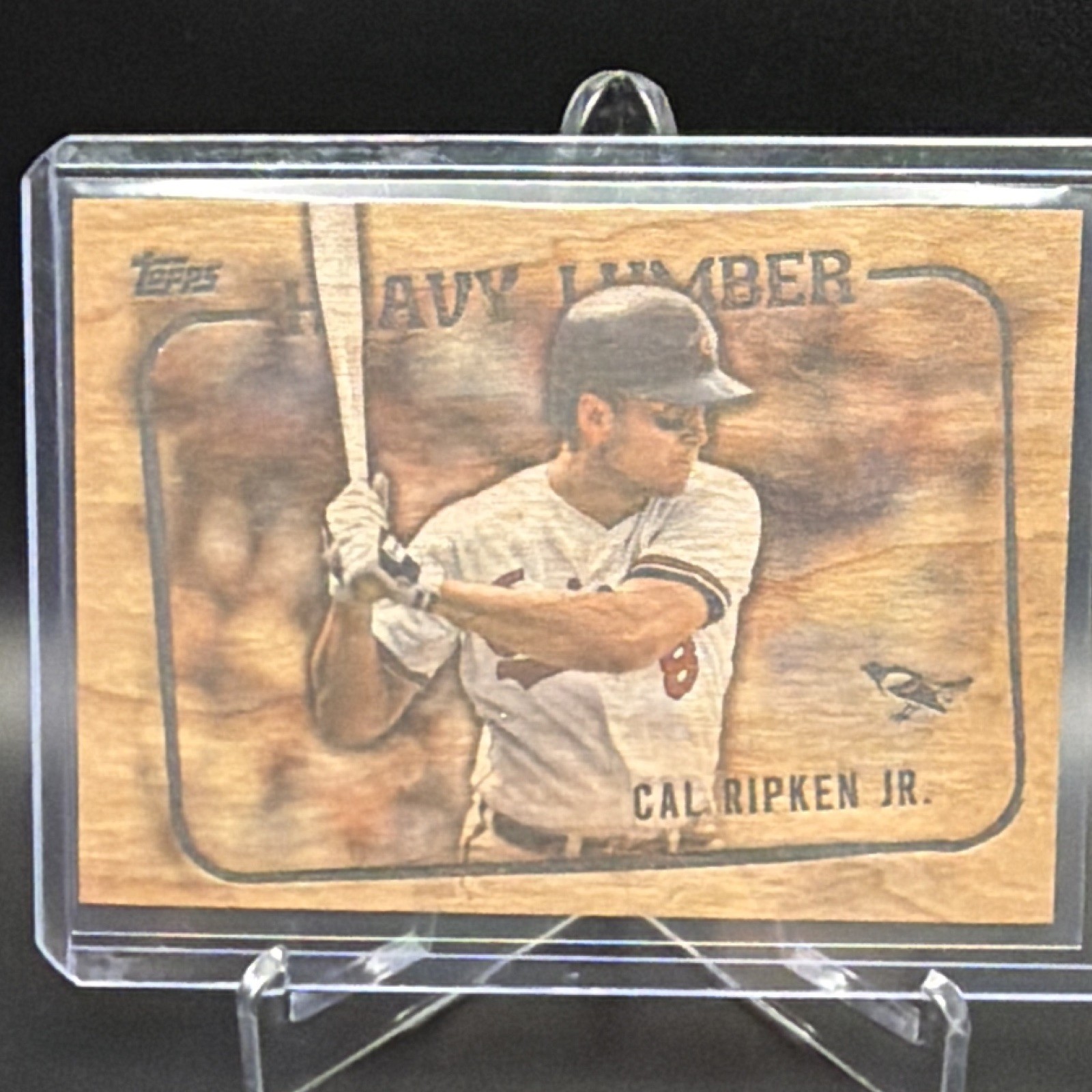 Topps 2023 Update Series Heavy Lumber Cal Ripken Jr. #HL-44 Wood Card Orioles