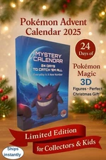 Pokémon 3D Advent Calendar | 24 Days of Surprises | Handmade Collector Edition 