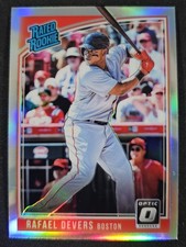 2018 Donruss Optic RAFAEL DEVERS Silver Holo Rated Rookie #35 