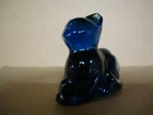 FENTON PERKY CAT INDIGO BLUE 2007