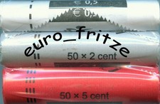 Niederlande - Original 1,2 & 5 Cent Rolle Jahr 2000, 1999 & 1999 bankfrisch