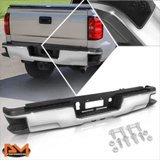 For 15-19 Chevrolet Silverado/GMC Sierra 2500/3500HD Rear Step Bumper Chrome