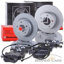 ZIMMERMANN BREMSSCHEIBEN +BELÄGE +WK VORNE+HINTEN FÜR BMW 1-ER F20 3-ER F30 4-ER