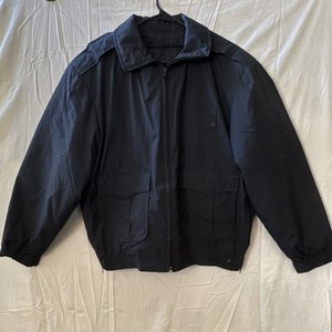 Flying Cross Men's Blue Nylon Police/Security/Fire Uniform Jacket - Men’s Large