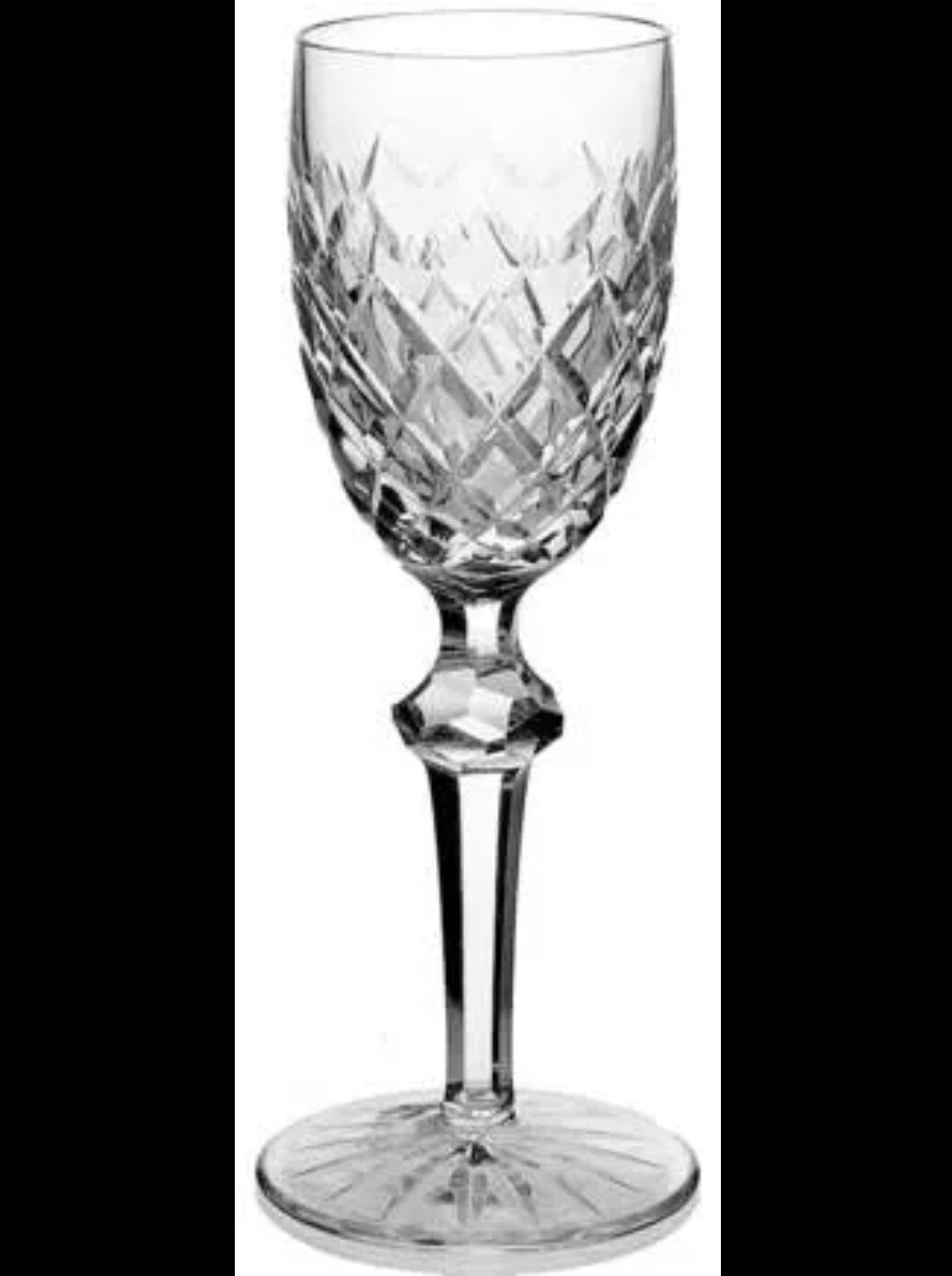 Waterford Crystal POWERSCOURT Sherry Wine Glass Goblet Stemware - Elegant & Timeless