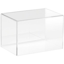 Plymor Brand Acrylic Display Case with No Base Mirrored , 6" W x 4" D x 4" H