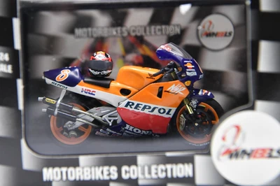 IXO 1:24 Honda NSR 500 Okada 1999 TWR036 Model Motorbike Motorcycle Repsol - Image 1 of 3