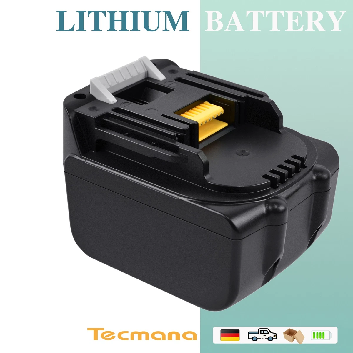 14.4V 4,0 Ah Batterie pour Makita BL1440 BL1430 BL1415 Li-Ion, LG Cellule