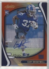 2021 Absolute Rookies Spectrum Orange Signatures 4/75 Gary Brightwell Auto 0u19