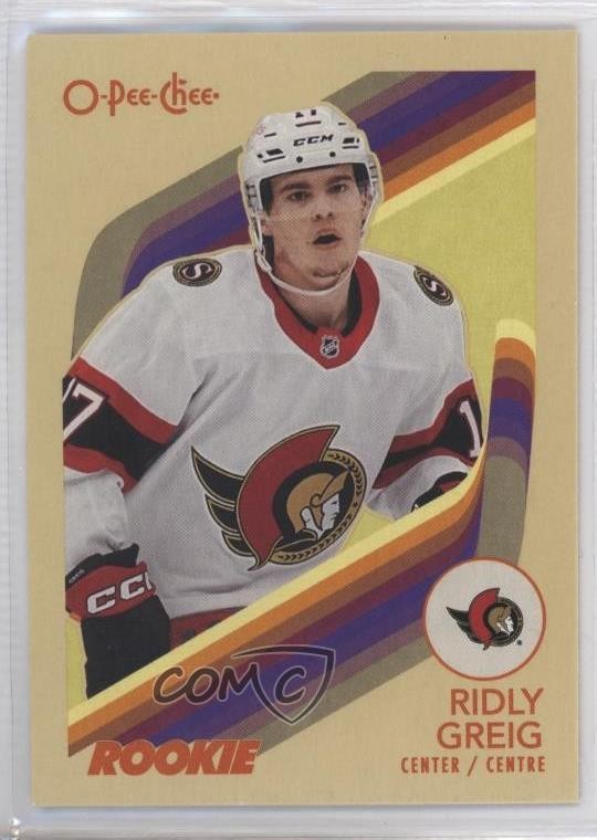 2023-24 O-Pee-Chee Marquee Rookie Retro Ridly Greig #543 Rookie RC