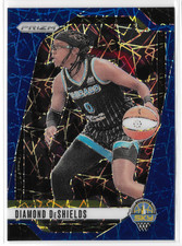 2024 Panini Prizm WNBA Blue Velocity #8 Diamond DeShields Chicago Sky Tennessee