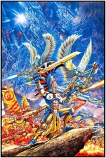 WARHAMMER ELDAR WHITE DWARF 171 POSTER – CLASSIC 40K ART PRINT