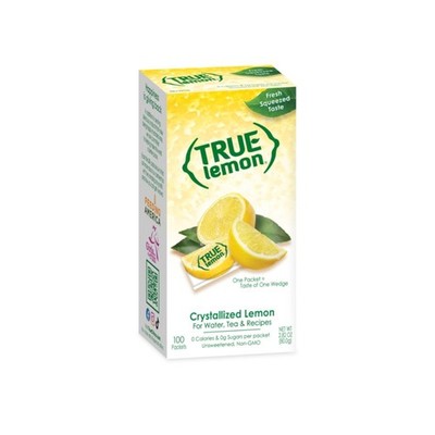 True Citrus TRUE LEMON Water Enhancer Bulk Dispenser 100 Count Pack of 1