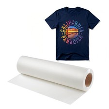 24" x 98' HTV Roll Printable Heat Transfer Vinyl for Dark T-Shirt Fabric