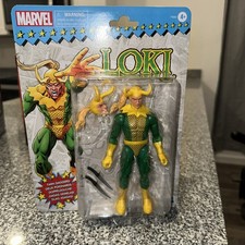 Marvel Legends Retro Series Loki 6 Scale Action Figure Hasbro