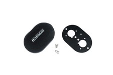 Domed Carb Air Filter Baseplate To Fit Weber 40 Idf 100mm Int Height