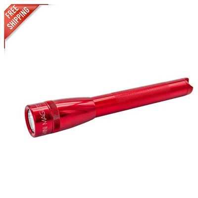 Stylish Red Mini LED Flashlight - Water Resistant, Perfect for Camping & Repairs