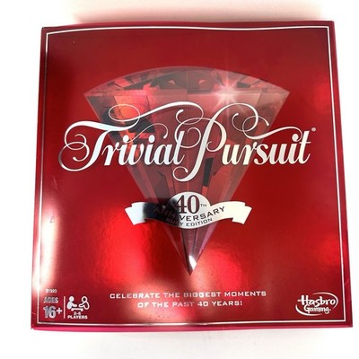Trivial Pursuit 40th Anniversary Ruby Edition - Preowned, Complete