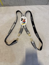 Vintage Mickey Mouse Waving Mickey  Friends Suspenders Walt Disney Company