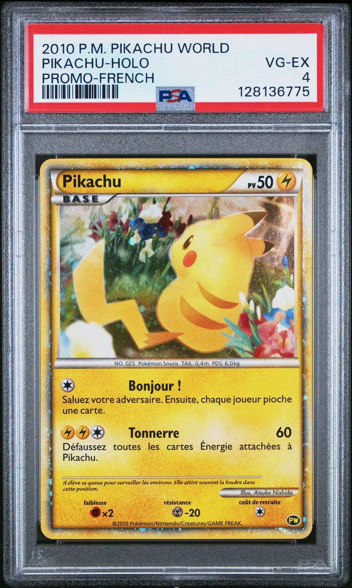 PSA9 ピカチュウワールド　フランス Pikachu Pokémon TCG Individual Collectible Card Game Cards in