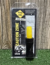 Crow Call Dead End Game Calls CZ001 Caution ZONE Hand-Tuned Crow/Turkey Call