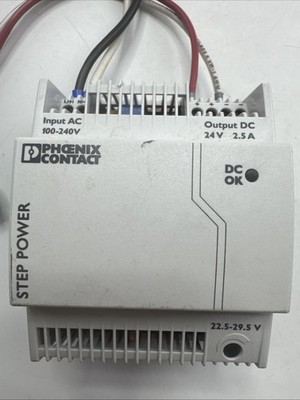 STEP-PS/1AC/24DC/2.5 2868651 Phoenix Contact Power 24V 2.5A Blomberg D-32825