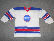 UNIONVILLE JETS DEFUNCT HOCKEY TEAM VTG 90'S KISILOSKI MENS XL JERSEY         