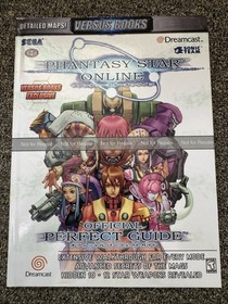 Phantasy Star Online CustomHardcover Perfect Guide Dreamcast Complete