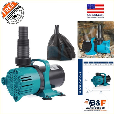 #ad Ultra Quiet 3000 GPH Vortex Pump: Perfect for Ponds Fountains amp; Water Gardens $157.94