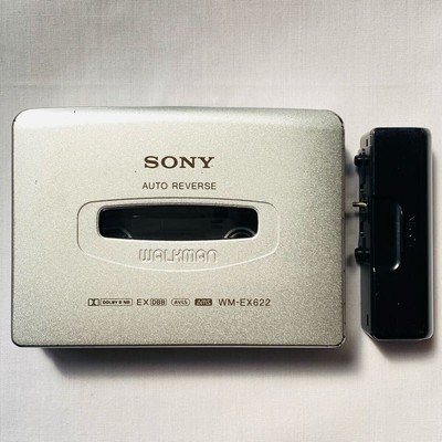 SONY WALKMAN WM-EX622 ソニーカセットウォークマンシルバー 今季ブランド Cassette Portable Walkman WM-EX622 Sony Player