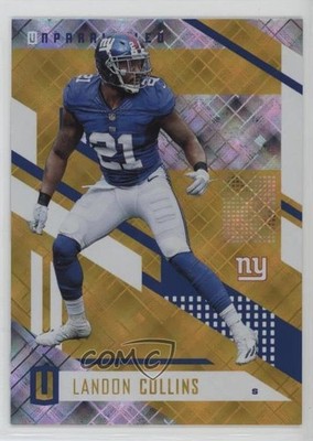 2017 Panini Unparalleled Yellow 126/199 Landon Collins #106 0y6s