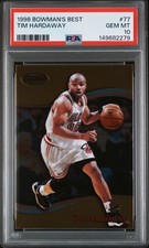 1998 BOWMAN'S BEST #77 TIM HARDAWAY PSA 10