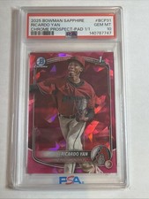 2025 1st Bowman Chrome Sapphire Papa Ricardo Yan 1/1 1 of 1 RC SSP Diamondbacks