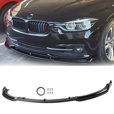 Fits BMW F30 F31 320i 328i Base 2016-2018 Gloss Black Front Bumper Lip Spoiler