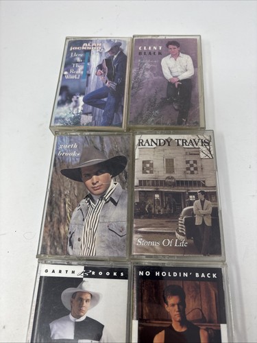 Randy Travis ,Garth Brooks , Alan Jackson, Clint Black K- lot 6 Cassette tapes - Picture 3 of 6