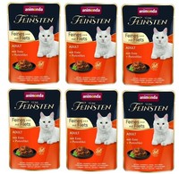 Animonda Vom Feinsten Fines Mit Filets Nassfutter Ente &Putenfilet Katzen 6X85G