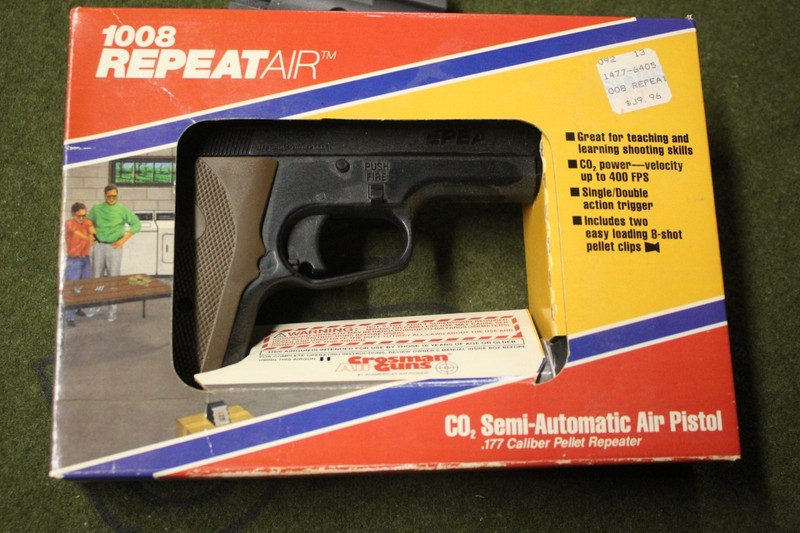 Vintage Crosman 1008 Repeatair  CO2 Pellet Pistol
