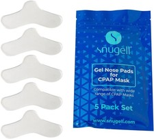 Snugell CPAP Nose Pads (5-Pack) &ndash;Universal Fit for Most CPAP Masks &ndash;Provides