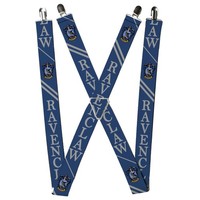 Buckle-Down Suspenders - Ravenclaw Crest/Stripe2 Blue/Gray Accessory (Us Import)