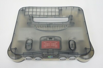 Nintendo 64 CLEAR GRAY Console System wz Expansion pak NUS-001