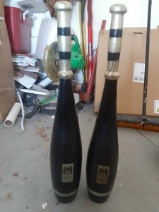 vintage wooden indian clubs wood