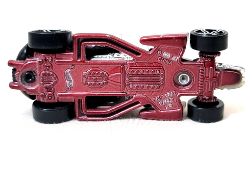 Hot Wheels Diecast 1998 Treasure Hunt Salt Flat Red Racer Replacement Part Fair - Picture 2 of 5