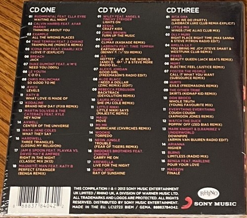 VARIOUS "EDM 2 - ELECTRONIC DANCE MUSIC" BRAND NEW ORIGINAL 2013 UK3CD ALBUM - Imagen 2 de 2