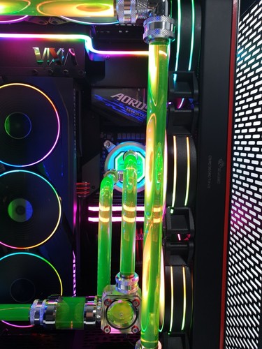 WATERCOOLED GAMING PC VIXIA CUSTOM RTX 4070TI SUPER INTEL i7 14700K NVME 2TB - Picture 15 of 24