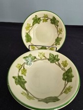 Set of 2 Franciscan Ivy II by Johnson Bros Coupe Cereal Bowls -England