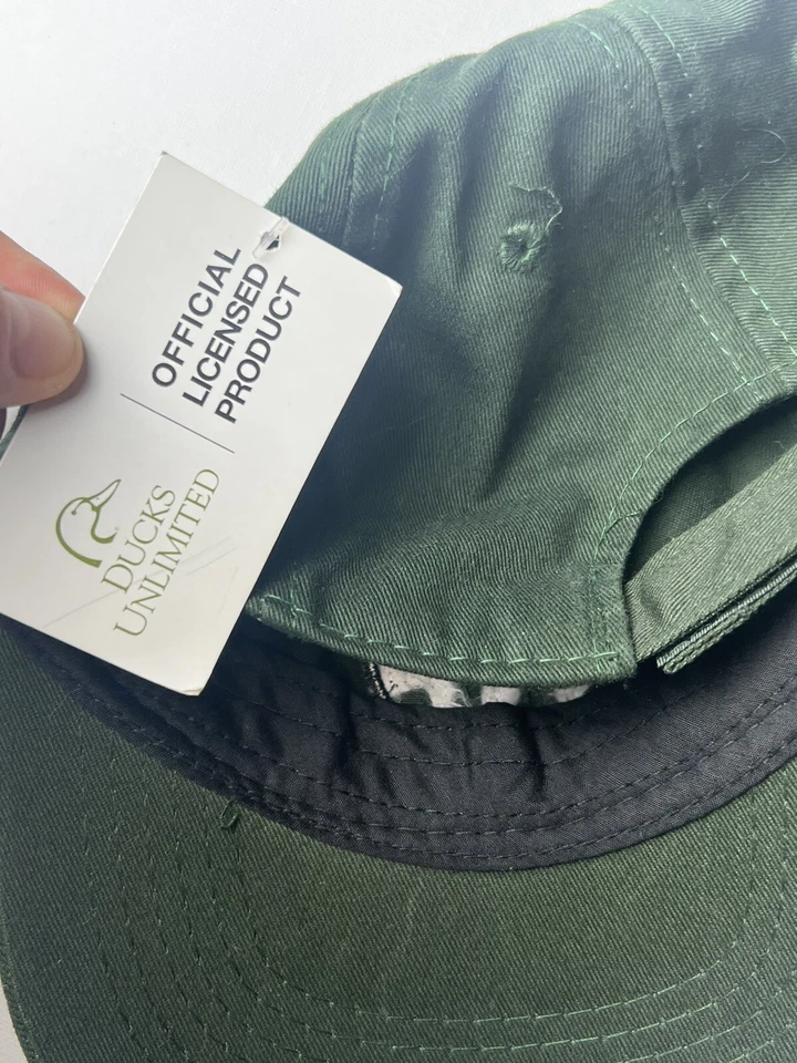 Parche Sombrero Ajustable Green DUCKS ILIMITADO con Logo y Banderas OSFM por Gorra Exterior Foto 4 de 4